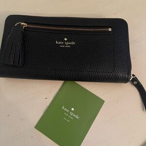 Kate Spade Black Leather Wallet